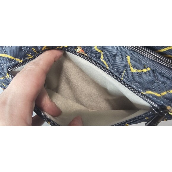 Lug Shimmy SE Songbird Gray Crossbody Bottle Pouch Key Link RFID Blocking NWOT - Picture 6 of 14